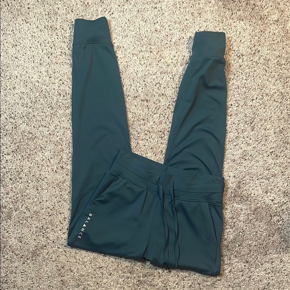Balance Athletica Green‎ High Rise Drawstring Joggers Size Small - Picture 1 of 7